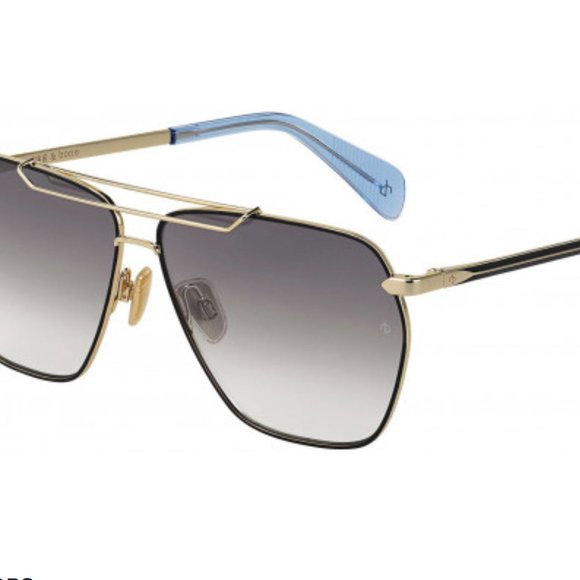 NEW Rag & bone Authentic 61MM Geo Aviator Sunglass - Picture 3 of 4